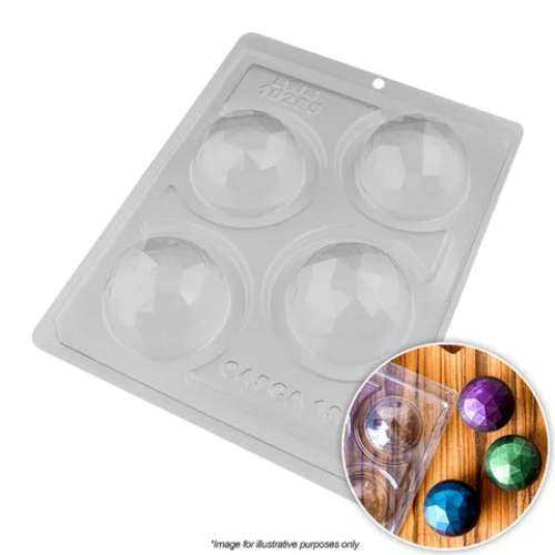 3D Geo Sphere Chocolate Mould - 60mm - Click Image to Close